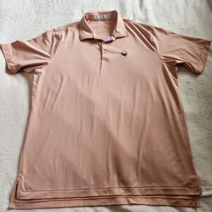 Peter Millar Summer Comfort Dunes West Golf Polo XXL Pink No Flaws